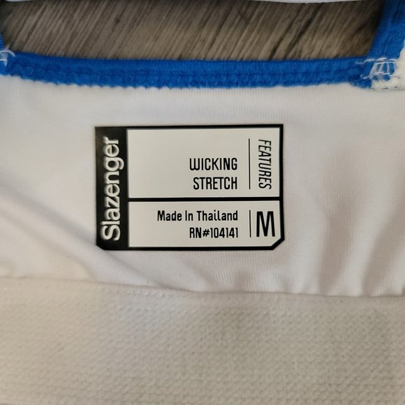 Puma Slazenger wicking stretch breathable yoga golf tennis tank top shelf bra M - Picture 4 of 5